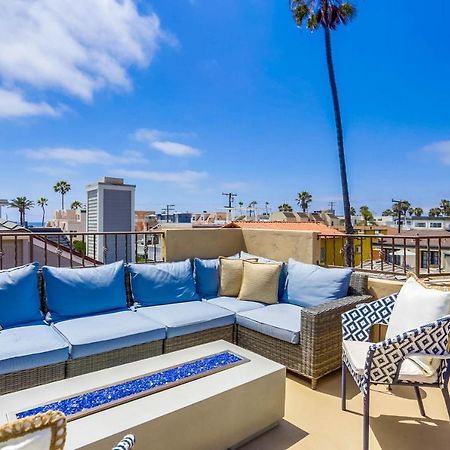 Stunning Ocean View Home W Rooftop Terrace, Firepit, Fast Wifi, Ac & Parking! Сан-Дієго Екстер'єр фото